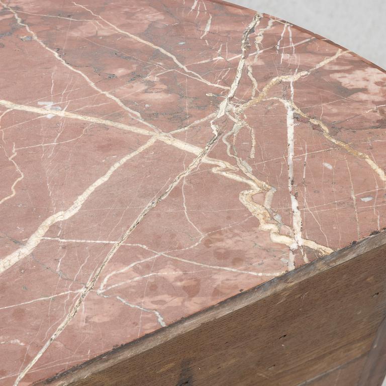 Chest of drawers, Louis XVI style, circa 1900.