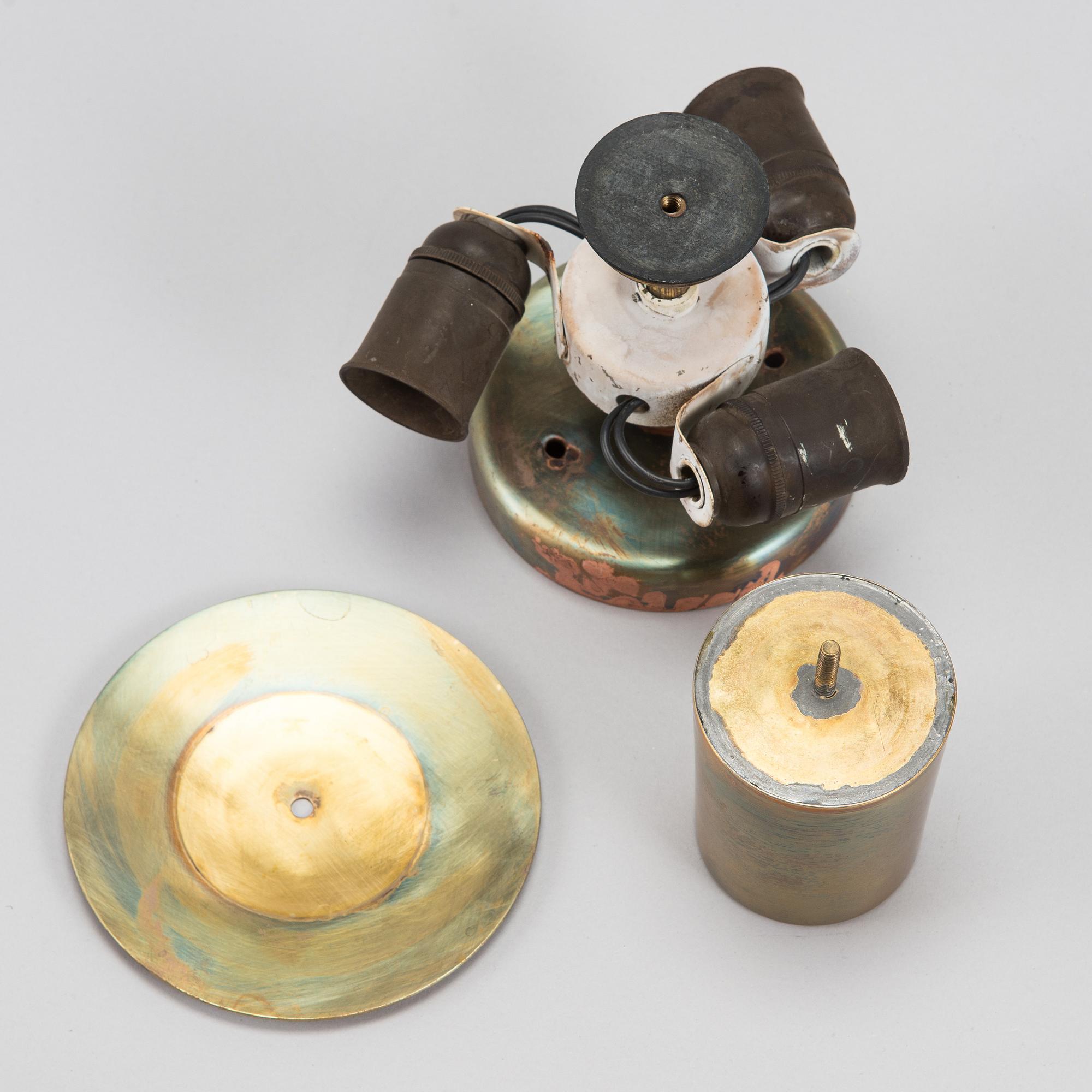 Paavo Tynell, A ceiling light for Taito. Made to order 1950.