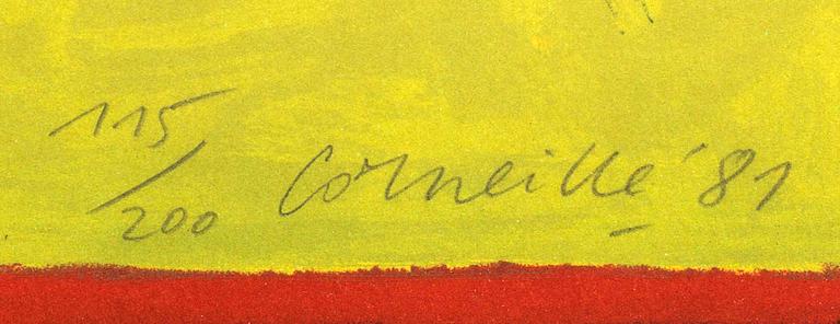 BEVERLOO CORNEILLE,  färgserigrafi, signerad och numrerad 115/200, daterad '81.