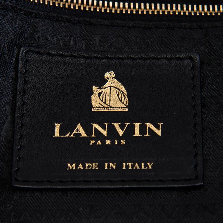 LANVIN Happy Leather Tote Bag.