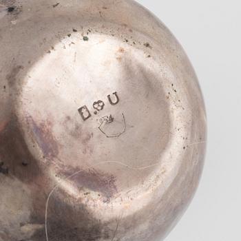 Parti silver, 5 delar, Sverige, 1700-1800-tal.