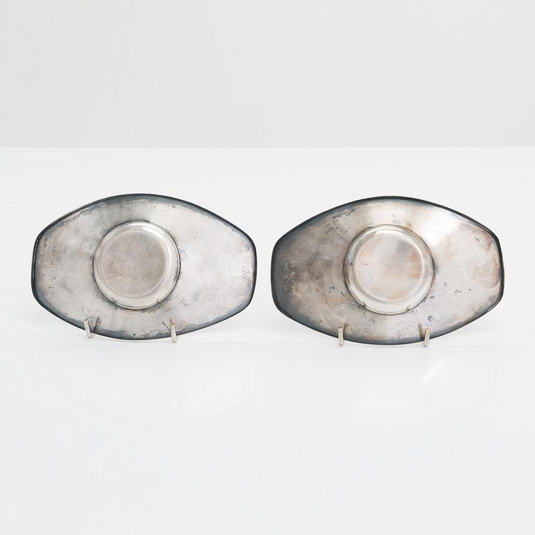 Bertel Gardberg, a pair of silver candleholders for Kultakeskus, Hämeenlinna 1958.