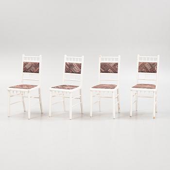 A set of four chairs, Muuramen Tuolitehdas Osakeyhtiö, Muurame, Finland, 1920-tal.