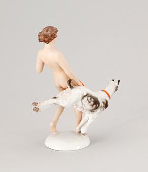 FIGURIN, porslin, sign M. Herm Fritz, Rosenthal.