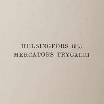 Four books by Tove Jansson and one by L. Carroll illustrated by Tove Jansson. 1945-1966. Signed drawing in one book.