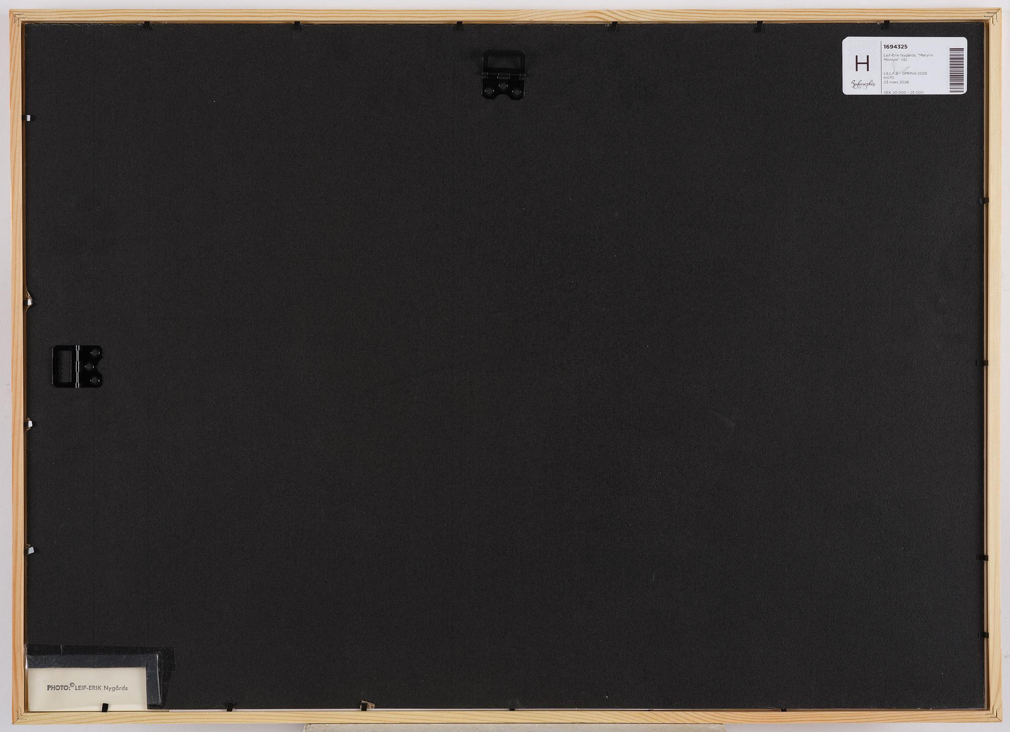 Leif-Erik Nygårds, "Marilyn Monroe photographed in Los Angeles at Bel Air Hotel, June 27th 1962".