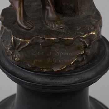 JOSEPH BERTHOZ, Sculpture, bronze, signed, foundry mark.