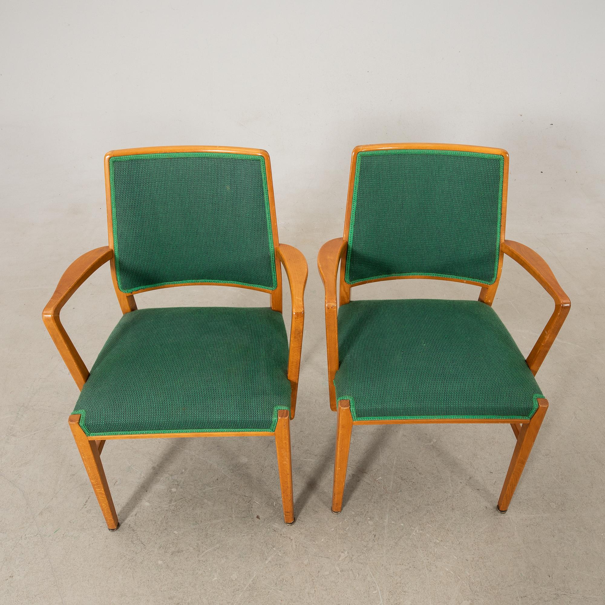 Armchairs, a pair, Skaraborgs Möbelindustri Tibro 1950s/60s.