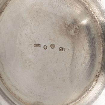 ASwedish silver bowl, mark of GAB, Stockholm 1901.