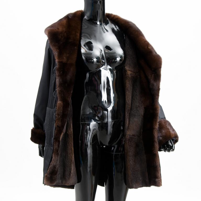 A Grünstein Fur Lined Coat.