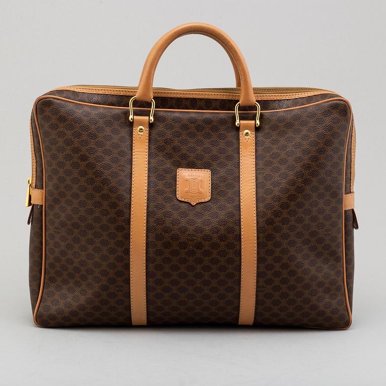 CÉLINE, a monogram canvas briefcase.