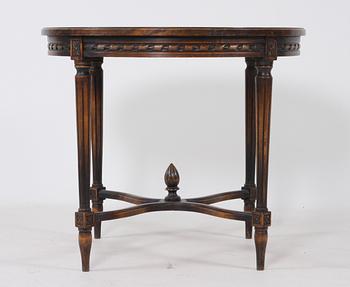 SALONGSGRUPP, 8 delar, gustaviansk stil, 1900-tal.