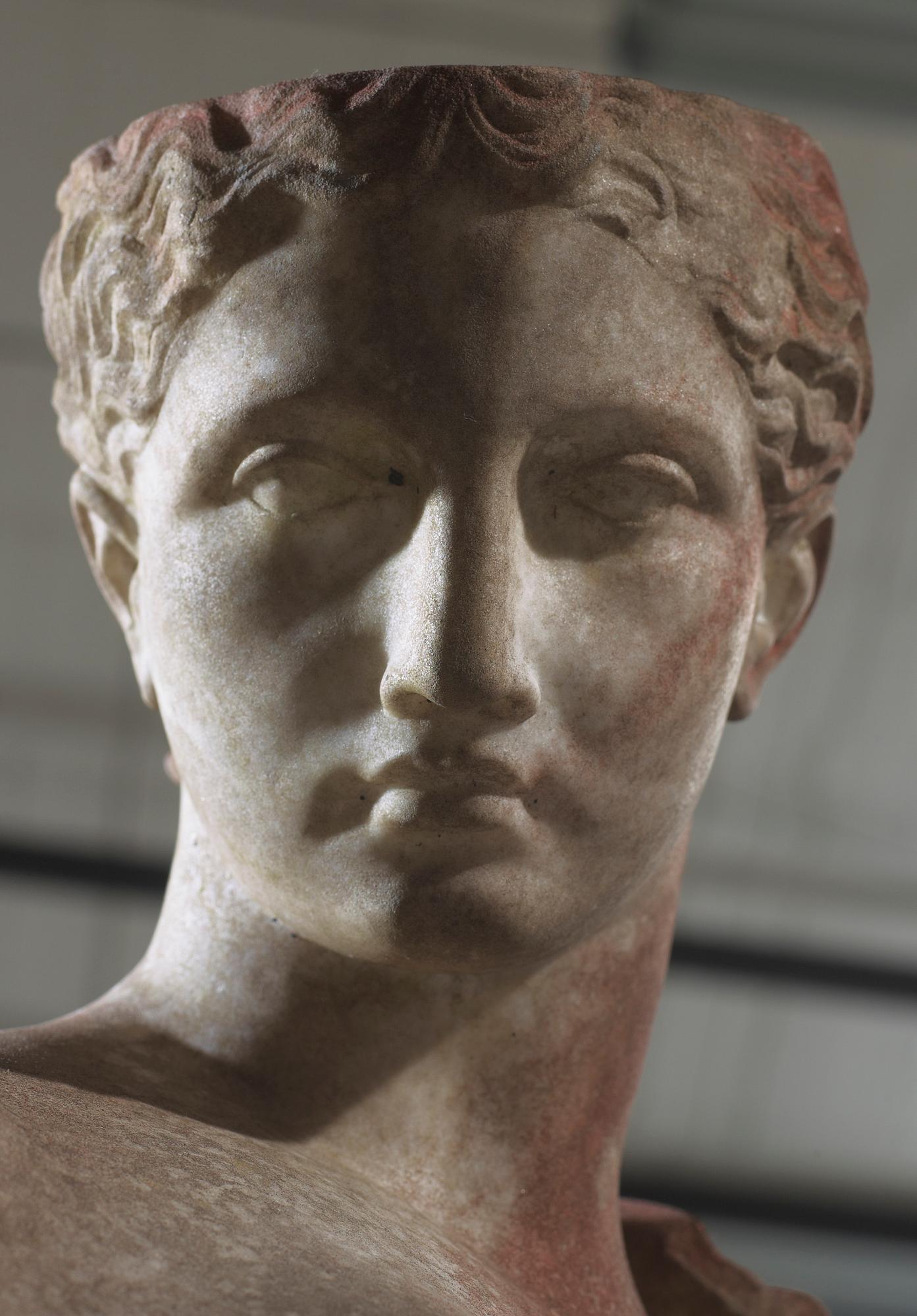 SKULPTUR, marmor, 1800-tal.