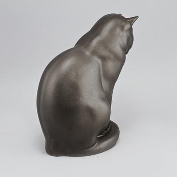 SKULPTUR, gjutjärn, "Jönssons katt", Anders Jönsson, Firma Svenskt Tenn, formgiven 1915.