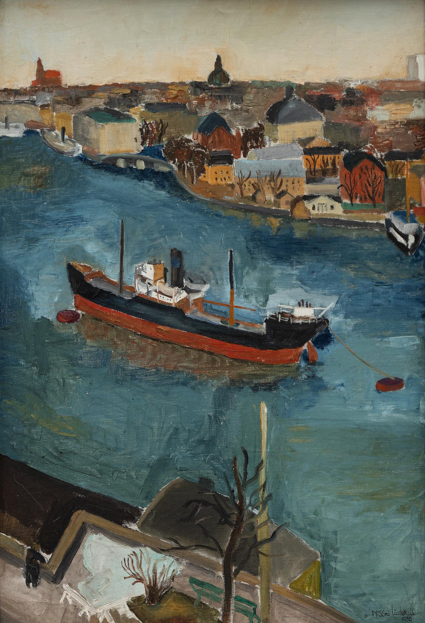 Nisse Lindwall, View towards Kastellholmen from Söder.