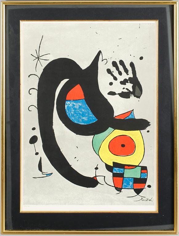 JOAN MIRÓ (efter), färglitografi, signerad i plåten, numrerad 463/1000.