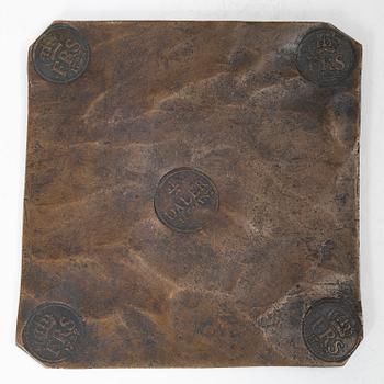 Plate money, Fredrik I, 4 daler Silver Coin, 1722.