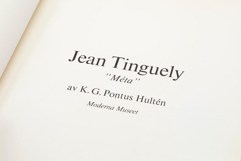 BOOK, "Méta", Jean Tinguely by Pontus Hultén, Moderna Museet, 1972.