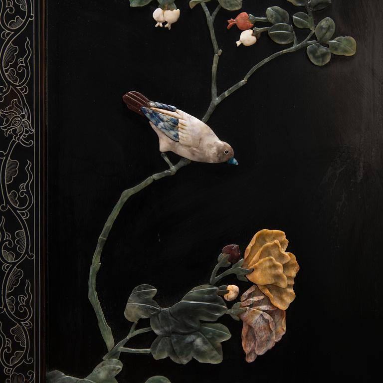 Vikskärm, 6 delar, Kina 1900-talets första hälft.