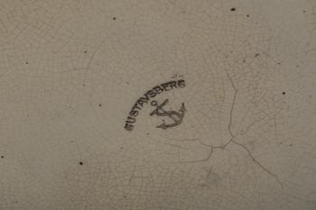 YTTERFORDER, flintgods. 3 st, Gustavsberg.