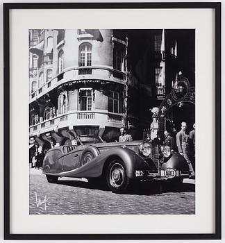 Åke Lange, efter, Mercedes-Benz, Strandvägen 7b.