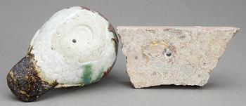 FIGURIN, stengods, Tyra Lundgren, Gustavsberg, Stämpelsignerad och otydligt daterad -55?.