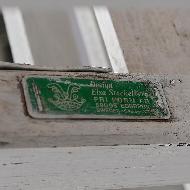 TRÄDGÅRDSMÖBLER, 3 delar, Elsa Stackelberg, Fri Form, 1900-talets andra hälft.