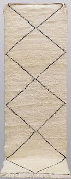 A Moroccan runner carpet, 275 x 90 cm.