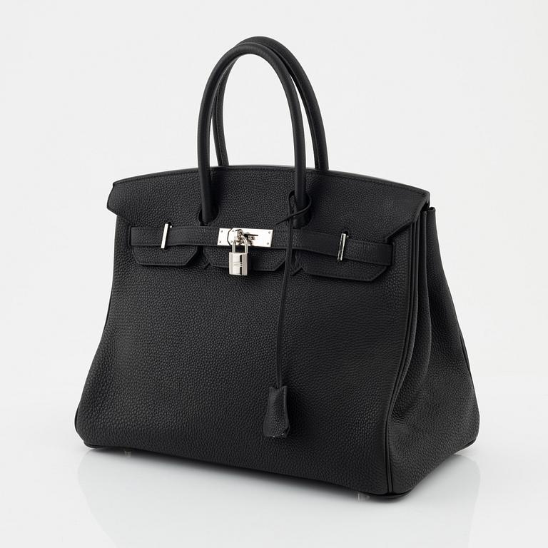 Hermès, a Black Togo leather 'Birkin 35' handbag, 2003.