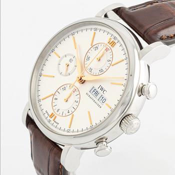 IWC, Portofino Chronograph, wristwatch, 42 mm.