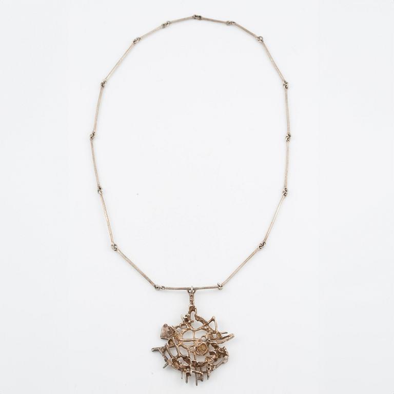Juhls, necklace, sterling silver.