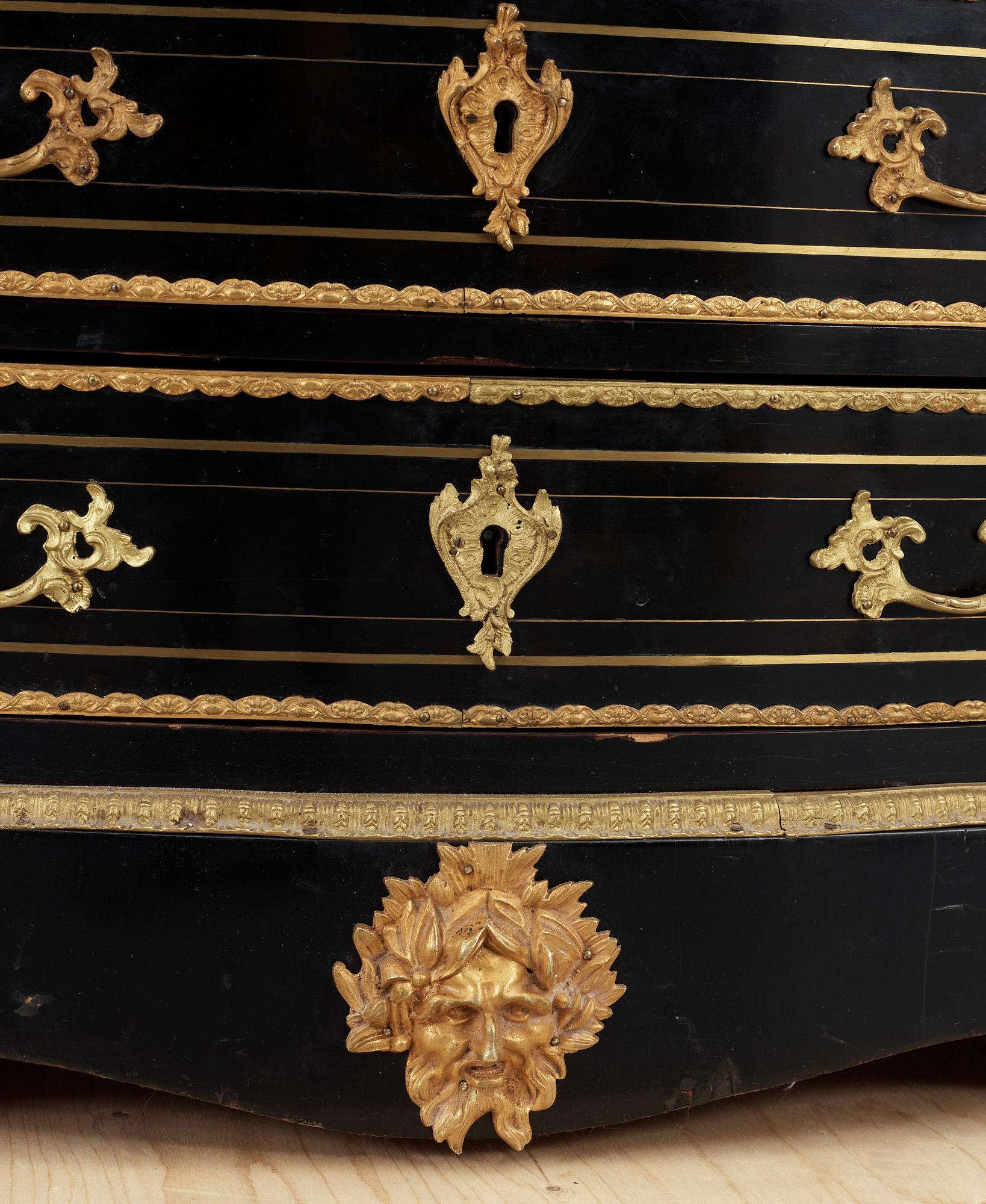 BYRÅ, Louis XV-stil, Frankrike, 1800-talets andra hälft.