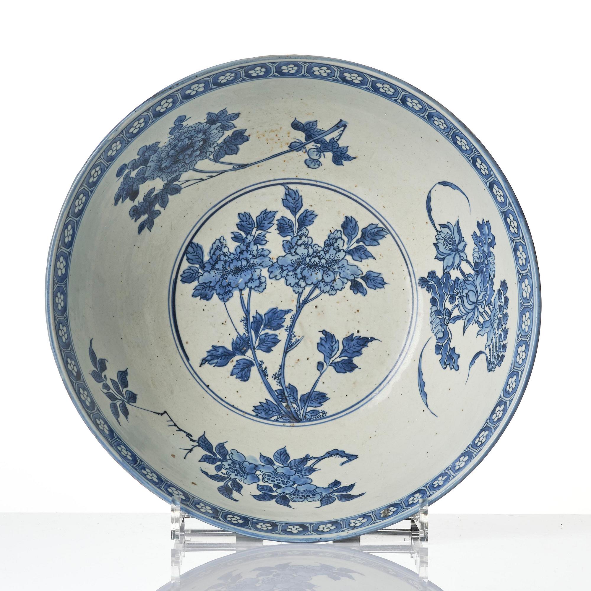 Praktskål, porslin. Mingdynastin, Chongzhen (1627–1644).