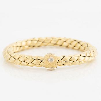 Chimento, bracelet, 18K gold, stretch, Vicenza, Italy.