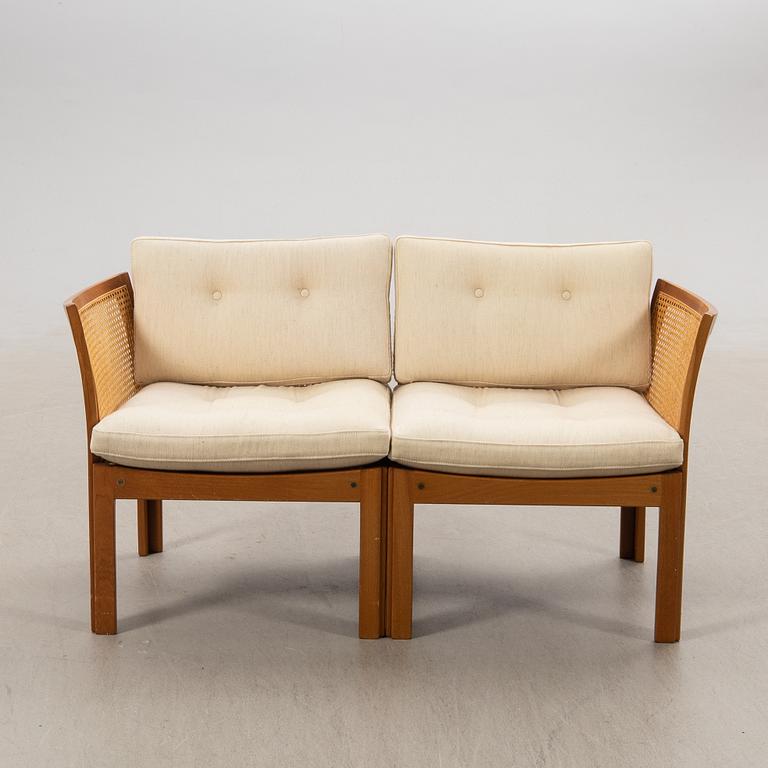 Illum Wikkelsoe, sofa, two-seater, "Plexus", Silkeborg, Denmark, 1970s.