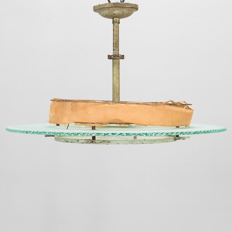 A 1920s/30s Swedish Grace ceiling lamp.