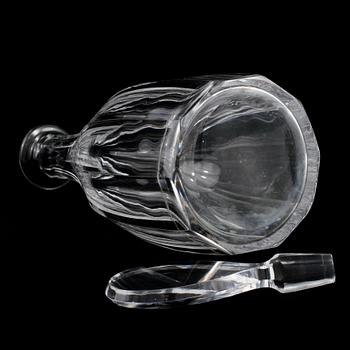 KARAFF, glas, "Karlberg", Elis Bergh, Kosta, 1900-talets andra hälft. .