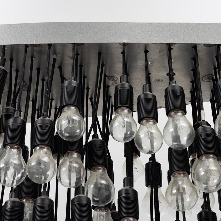 Bengt Fröderberg, (b. 1951), ceiling lamp, "Crocodile", own studio.