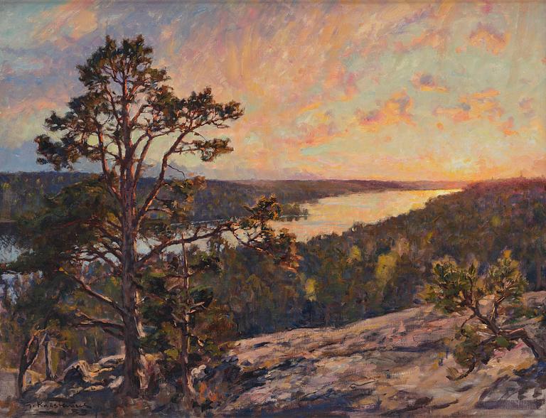 Gottfrid Kallstenius, Motif from Järlasjön.