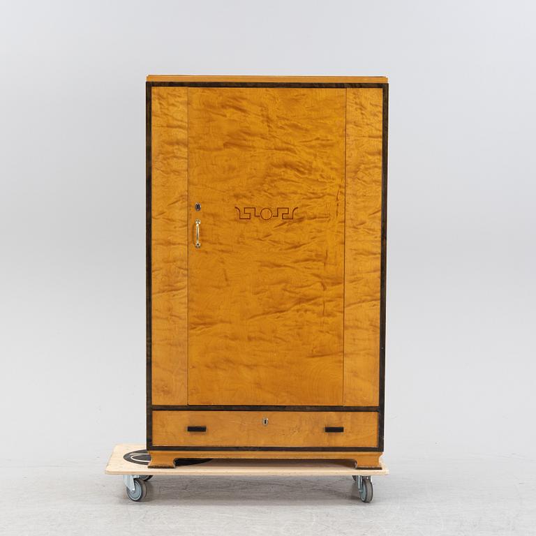 A Swedish birch cabinet, 1930's.