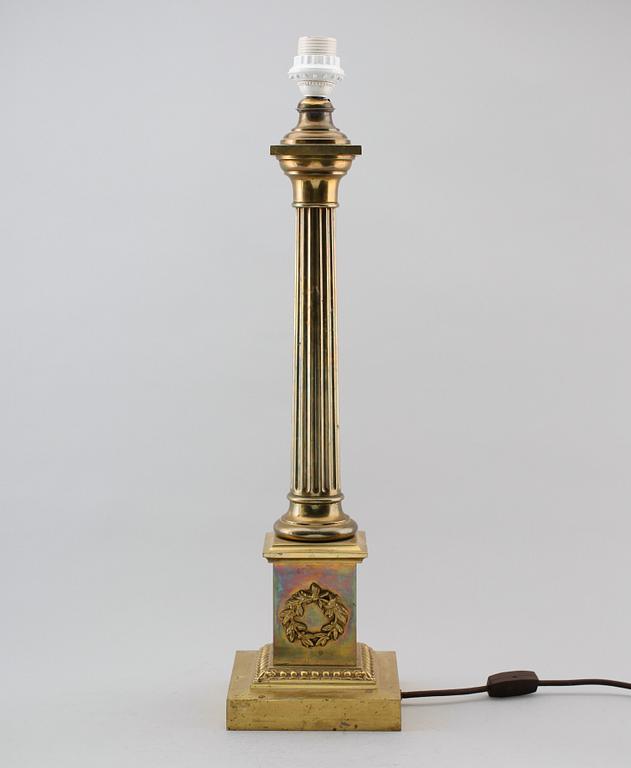 BORDSLAMPA, 1800-talets andra hälft.