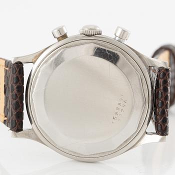 Universal Genève, Uni-Compax, chronograph, wristwatch, 35 mm.