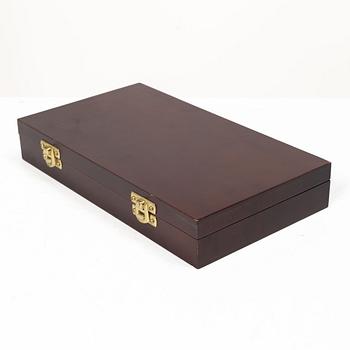 Coin set, “Sveriges mynt proofset exclusive”, comprising a year set and a gold coin commemorating the 250th anniversary of the Royal Palace.