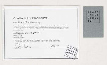 Clara Hallencreutz, crystal archive papaer mounted on aluminum/glas, signed. Ed 3/6.