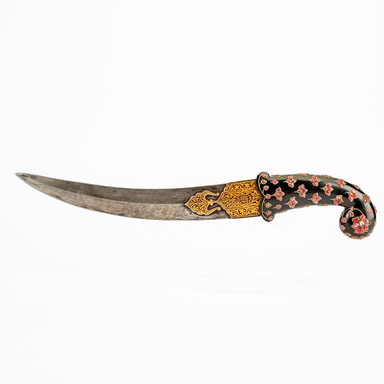 Khanjar, dagger, indopersian for the ottoman market, turn of the Century 1900 / early 20th Century.