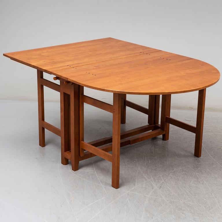 A pair of 'Bergslagen' gate leg table from IKEA, end of 20th century.