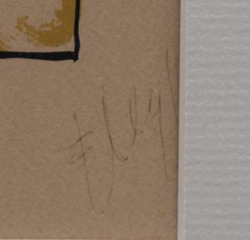 FERNAND LÉGER, litografi, stämpelsignerad och numrerad 23/75.