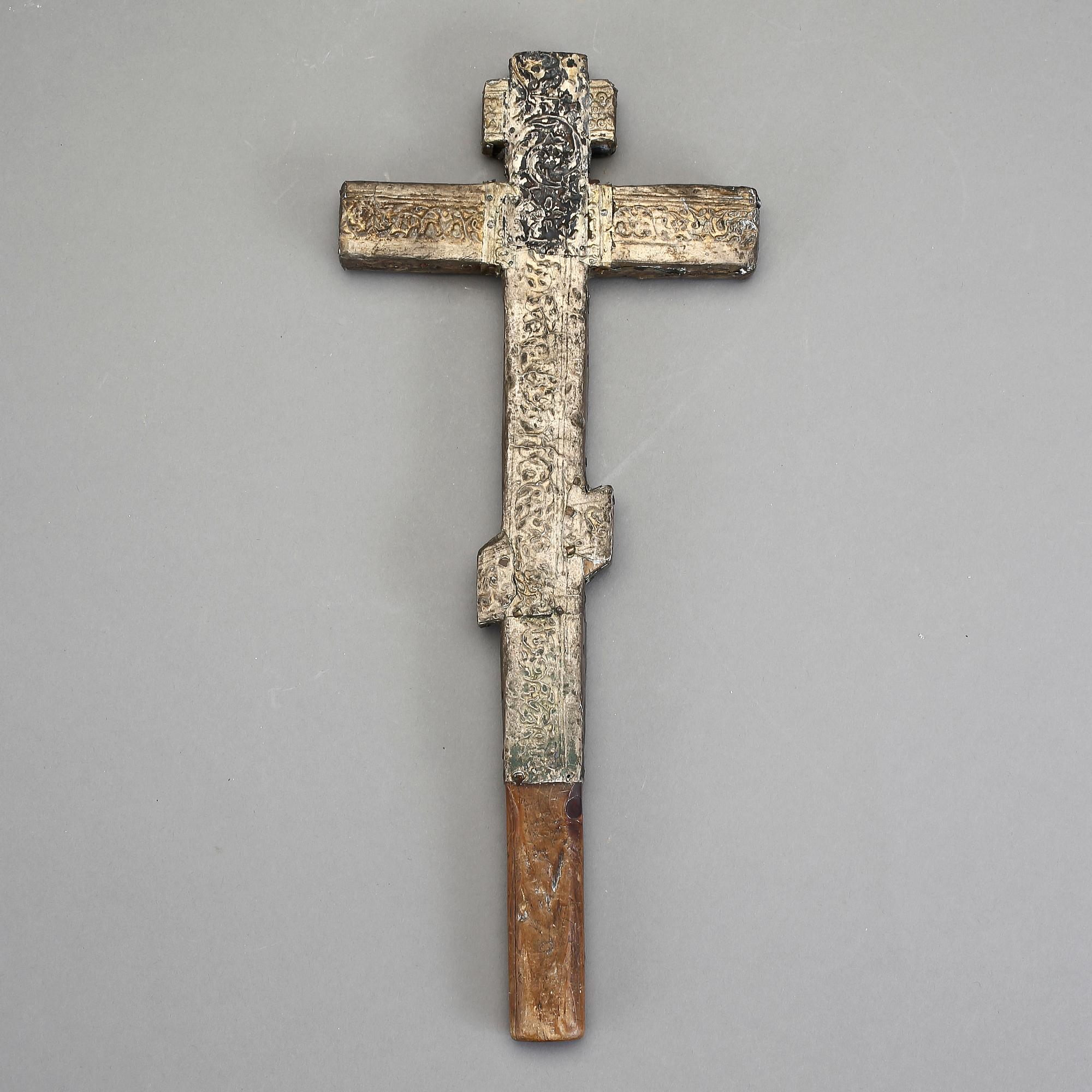 KRUCIFIX, troligen Ryssland, 1800-tal.