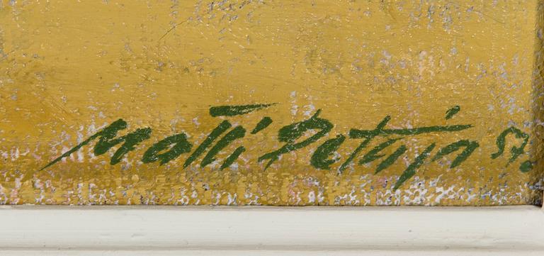 MATTI PETÄJÄ, öljy kankaalle, signeerattu.