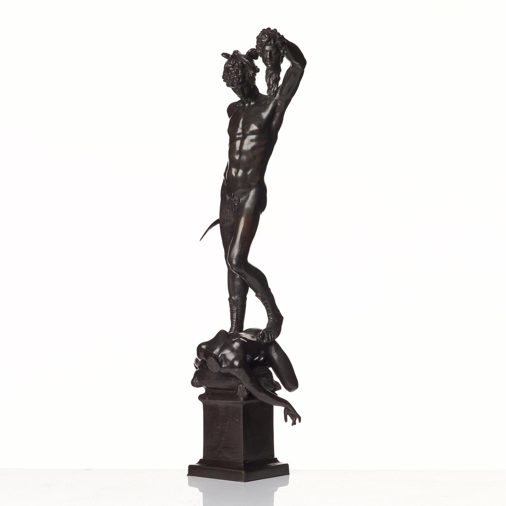 "Perseus med Medusas huvud".